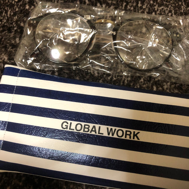 GLOBAL WORK(グローバルワーク)の伊達メガネ レディースのファッション小物(サングラス/メガネ)の商品写真