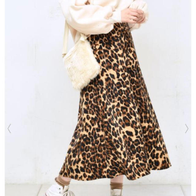 natural couture(ナチュラルクチュール)のナチュラルクチュール レオパードスカート 🥀 レディースのスカート(ロングスカート)の商品写真