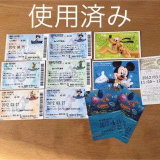 ディズニー(Disney)のディズニー チケット 使用済み(遊園地/テーマパーク)