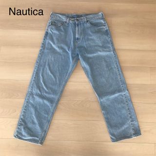 ノーティカ(NAUTICA)のノーティカ ノーチカ デニム ジーンズ 90s インディゴ ブルー w35(デニム/ジーンズ)