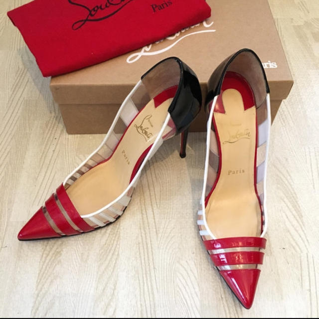 Christian Louboutin - 最終値下げ ルブタン クリアパンプス