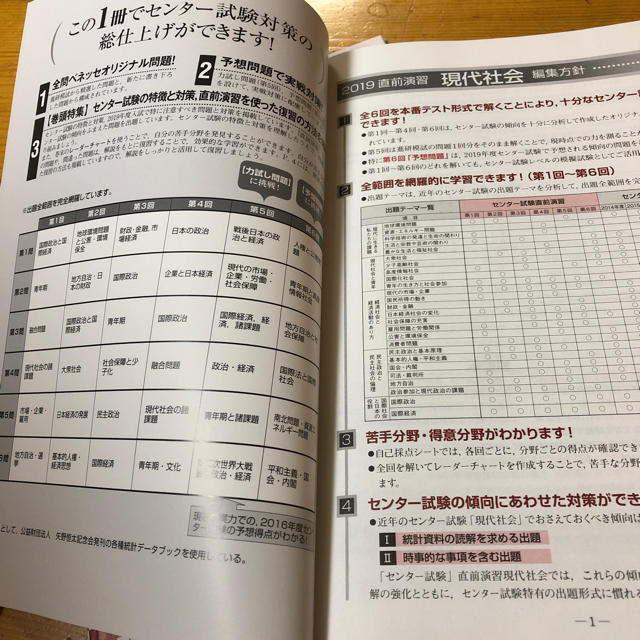 学研(ガッケン)の現代社会（センター試験）直前演習 エンタメ/ホビーの本(語学/参考書)の商品写真