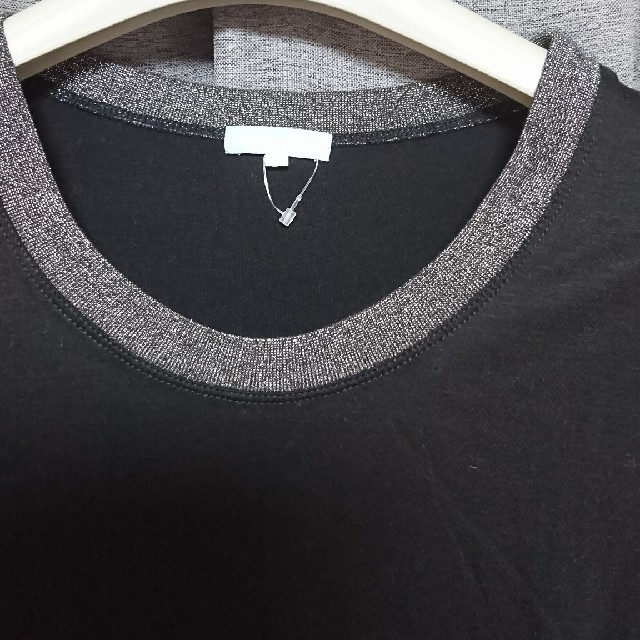 黒 Tシャツ レディースのトップス(Tシャツ(半袖/袖なし))の商品写真
