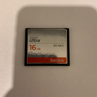サンディスク(SanDisk)のコンパクトフラッシュカード16G CFカード(デジタル一眼)