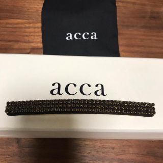 アッカ(acca)のこうゆう様専用   acca アッカ  ロング バレッタ  ブラウン(バレッタ/ヘアクリップ)