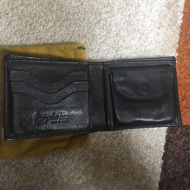 イルビゾンテ 黒 二つ折り財布 美品