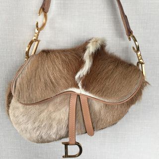 ディオール(Christian Dior) ショルダーバッグ(レディース)(ファー