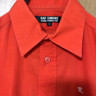 ラフシモンズ(RAF SIMONS)のRAFSIMONS オレンジシャツ (シャツ)