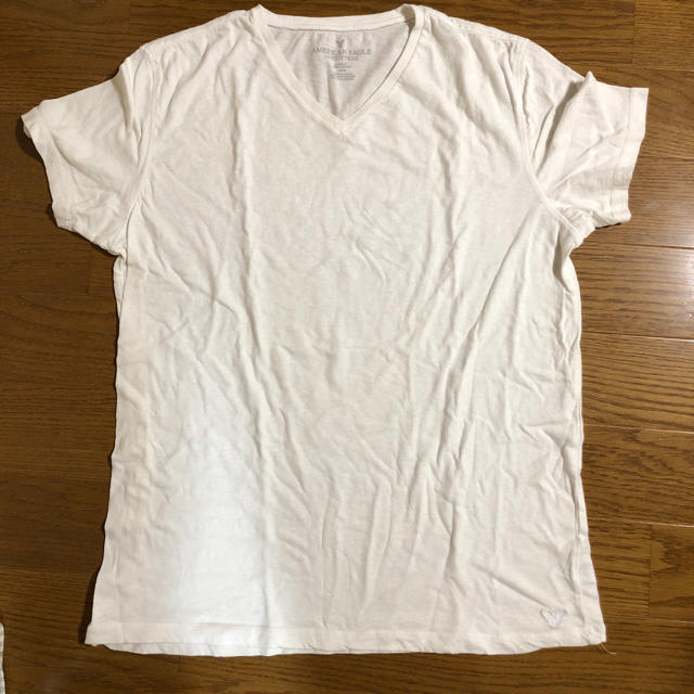 American Eagle(アメリカンイーグル)のアメリカンイーグルの白Tシャツ メンズ Ｌ メンズのトップス(Tシャツ/カットソー(半袖/袖なし))の商品写真