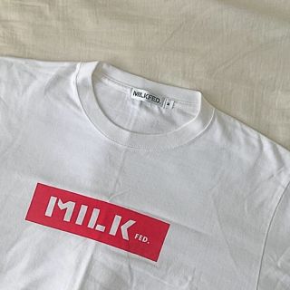 ミルクフェド(MILKFED.)のmilkfed ♡ ロゴtシャツ(Tシャツ(半袖/袖なし))