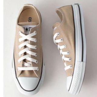 コンバース(CONVERSE)のコンバース ベージュ24センチ(スニーカー)