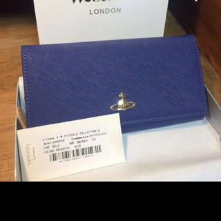 ヴィヴィアンウエストウッド(Vivienne Westwood)のホワイトデーギフト向き ヴィヴィアン 長財布 新品 未使用 ネイビー 正規品(長財布)