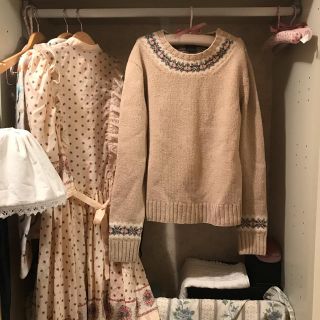 ラルフローレン(Ralph Lauren)のvintage Ralph Lauren flower knit.(ニット/セーター)