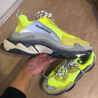 バレンシアガ(Balenciaga)のBALENCIAGA tripleS  ネオン イエロー 40(スニーカー)