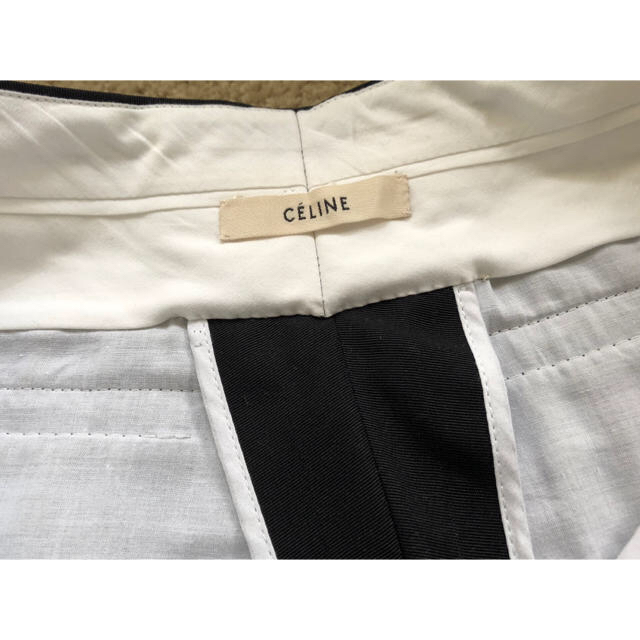 celine(セリーヌ)のCELINE セリーヌ  パンツ   34    ブラック レディースのパンツ(クロップドパンツ)の商品写真