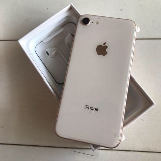 アップル(Apple)の[値下げ］iphone8 ゴールド 64G(スマートフォン本体)