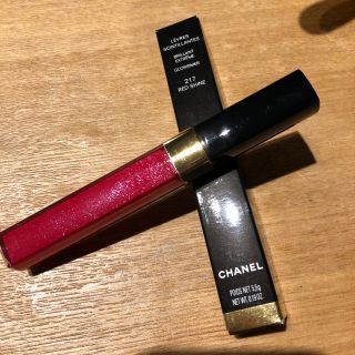 シャネル(CHANEL)のCHANEL★レーヴルサンティヤント★217番RED SHINE(リップグロス)