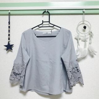 グレイル(GRL)の❗️yuchi様 専用❗️GRL スリーブレースVネックトップス(カットソー(長袖/七分))