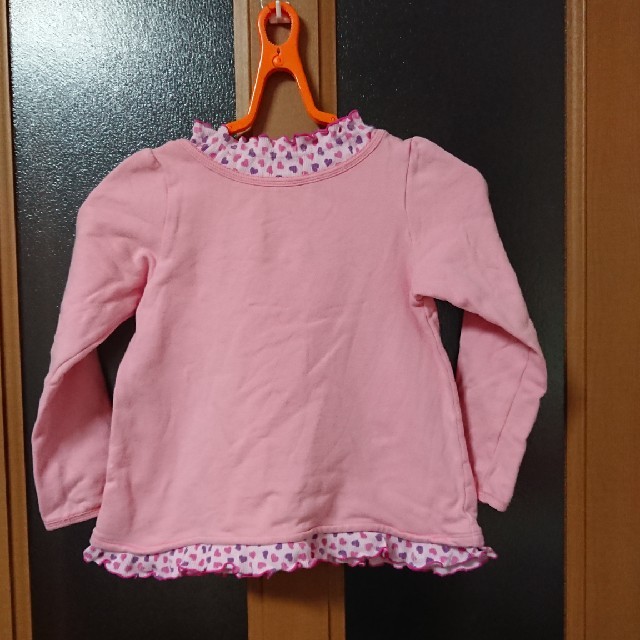mikihouse(ミキハウス)のミキハウス トレーナー 120 ピンク キッズ/ベビー/マタニティのキッズ服女の子用(90cm~)(Tシャツ/カットソー)の商品写真