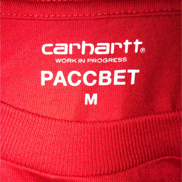 carhartt(カーハート)のPACCBET×carhartt メンズのトップス(Tシャツ/カットソー(半袖/袖なし))の商品写真