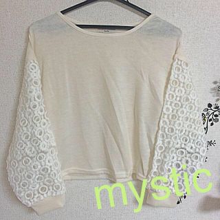 ミスティック(mystic)のmystic♡シースルーカットソー(カットソー(長袖/七分))