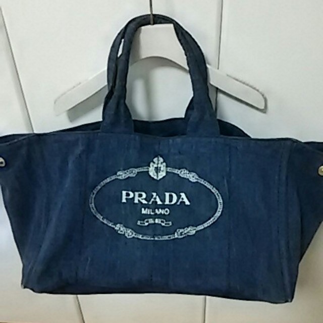 PRADA - 【専用】PRADA カナパ トートバッグ デニム の通販 by しろくま's shop｜プラダならラクマ