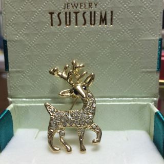 ジュエリーツツミ(JEWELRY TSUTSUMI)のtsutsumi 鹿 ペンダントトップ ブローチ(チャーム)