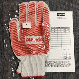 シュプリーム(Supreme)の国内正規品 2018SS Supreme Grip Work Gloves 軍手(手袋)