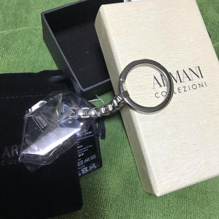 アルマーニ コレツィオーニ(ARMANI COLLEZIONI)のゆ様専用★新品 アルマーニ コレツィオー二 ・キーホルダー★(キーホルダー)