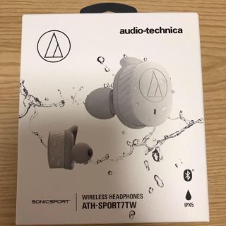 オーディオテクニカ(audio-technica)のオーディオテクニカ ワイヤレスイヤホン 美品(ヘッドフォン/イヤフォン)