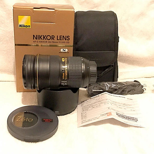 AF-S NIKKOR 24-70mm f/2.8G ED　付属品付き