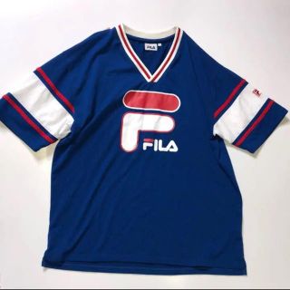 フィラ(FILA)のFILA 3色 VネックTシャツ(Tシャツ/カットソー(半袖/袖なし))