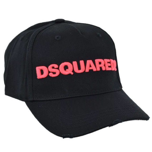 DSQUARED2 立体刺繍ブランドネーム ロゴ ベースボール キャップ