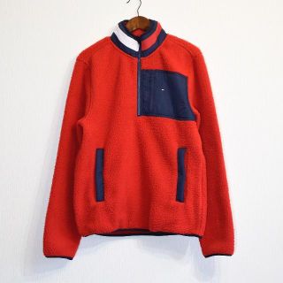 トミーヒルフィガー(TOMMY HILFIGER)のタグ付き新品 Tommy Hilfiger ボアフリースジャケット US規格(ブルゾン)