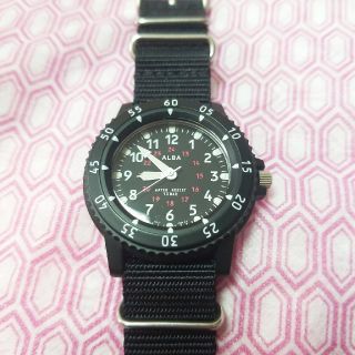 セイコー(SEIKO)のアルバミリタリーウォッチ(腕時計(アナログ))