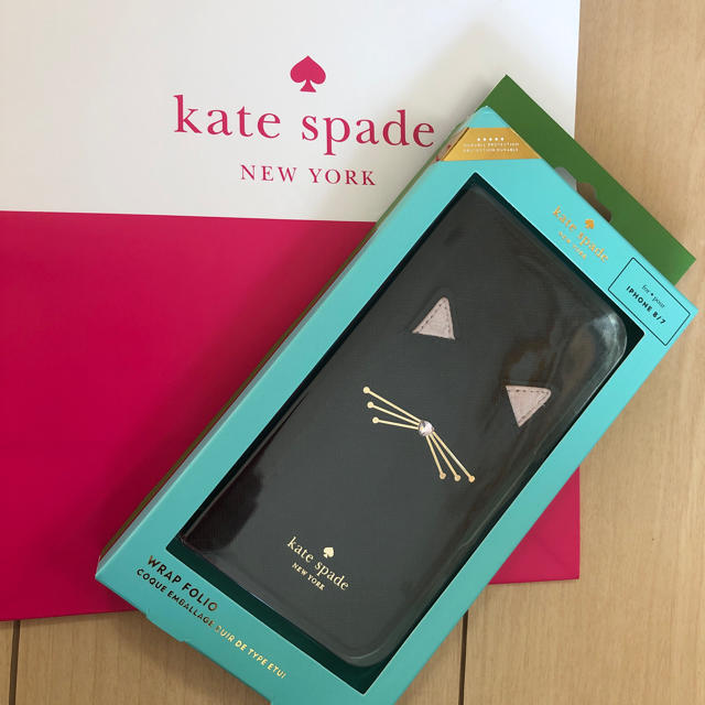 kate spade iphoneケース  iphone7/8用 手帳タイプ