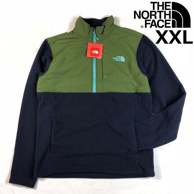 THE NORTH FACE(ザノースフェイス)のノースフェイス タンドラプルオーバー フリース(XXL)紺緑 190124 メンズのジャケット/アウター(その他)の商品写真