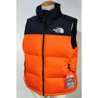 ザノースフェイス(THE NORTH FACE)の★ US ノースフェイス 1996 ヌプシダウンベスト US XLサイズ ORG(ダウンベスト)