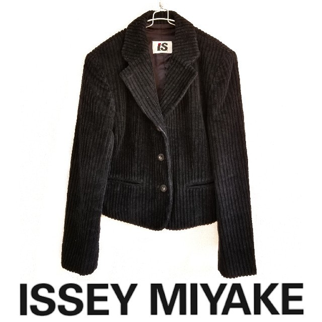 ISSEY MIYAKE - ISSEY MIYAKE 太畝コーデュロイジャケット 黒