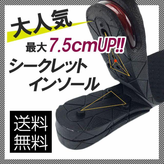 シークレットインソール インソール 男女兼用 中敷 身長7.5cmUP メンズのレッグウェア(その他)の商品写真