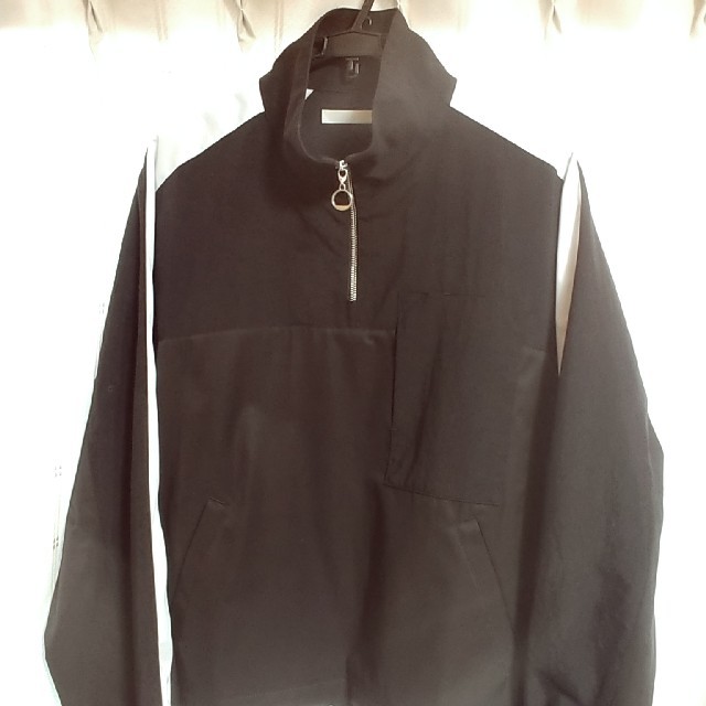 ANEI SIDE SLIT ANORAK BLACK size 2