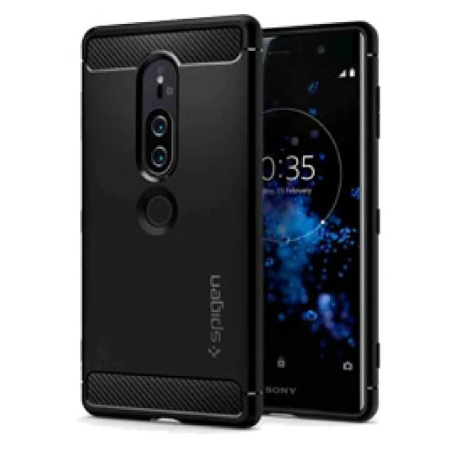 Spigen(シュピゲン)のXperia XZ2 Premium Rugged Armor Black

 スマホ/家電/カメラのスマホアクセサリー(Androidケース)の商品写真