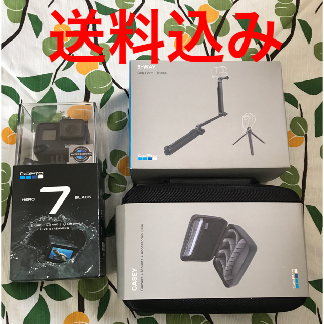 【新品未開封・保証書付き】ゴープロ HERO7 Black 3点セット