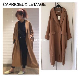 カプリシューレマージュ(CAPRICIEUX LE'MAGE)の数回使用しました☆とろみオーバートレンチコート ベージュ(トレンチコート)