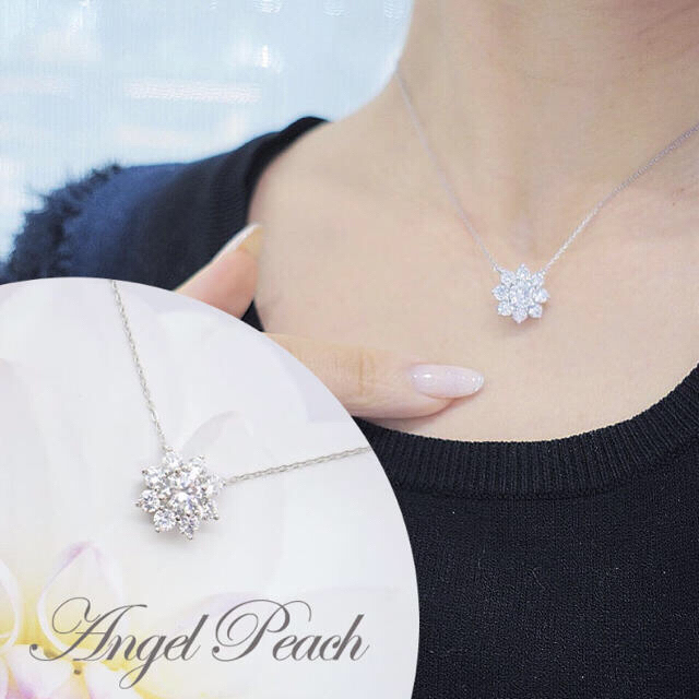 アクセサリーangel peach サンフルールネックレス