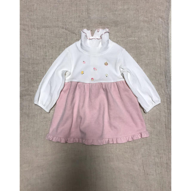 familiar(ファミリア)のファミリア ワンピース スカート 70 80 キッズ/ベビー/マタニティのベビー服(~85cm)(ワンピース)の商品写真