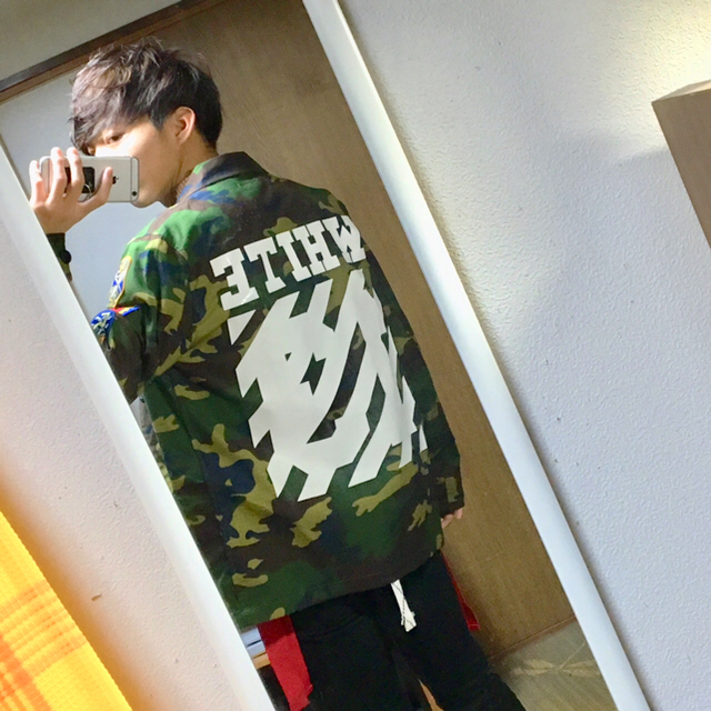 Off-White - off white ミリタリージャケットの通販 by Ryoka Off-White - off white ミリタリージャケットの通販 by Ryoka