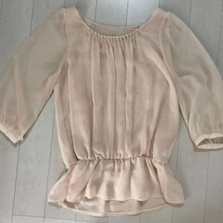 プロポーションボディドレッシング(PROPORTION BODY DRESSING)の美品☆プロポーションボディドレッシング ペプラムブラウス (シャツ/ブラウス(長袖/七分))