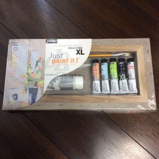 ぺベオ 3Dキャンバス 油絵具キットJust Paint it！pebeo①花束(ボードキャンバス)