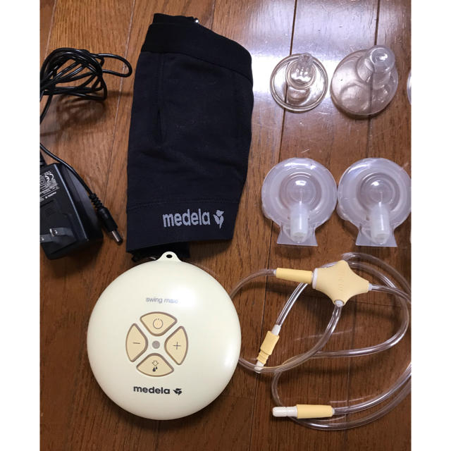 ☆ミーママさん専用medela 電動搾乳器 スイングマキシ プレゼント付 キッズ/ベビー/マタニティの授乳/お食事用品(哺乳ビン)の商品写真